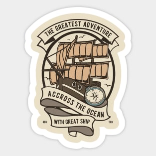 The greatest adventure Sticker